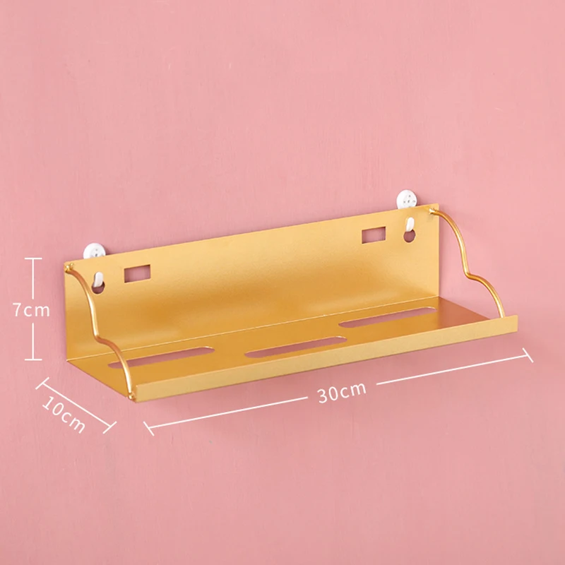 

1 PCS Floating Wall Shelves Iron For Bathroom Living Room Bedroom Office
