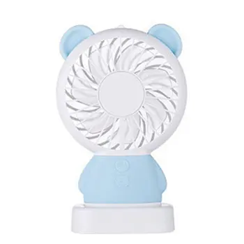 

Creative Usb Charging Small Fan Led Handheld Portable Mini Charging Colorful Night Light Student Fan