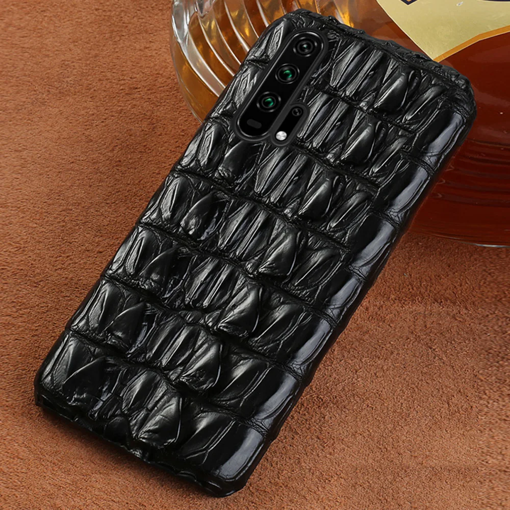 

100% Natural Crocodile Leather Case For Honor 20 Pro 70 Pro Plus Magic 4 3 Pro 10i 20i 50 60 30 Pro 10 Lite For 10X 9X V30 Pro