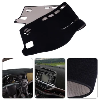 

DWCX Black Felt Fabric Car Dashboard Non-Slip Sun Dash Mat Cover Pad Fit for Toyota Highlander 2017 2018 2019
