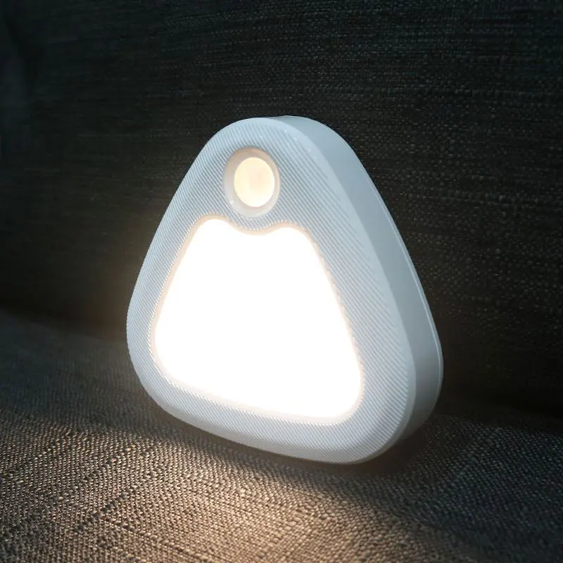 

New PC LED Motion Sensor Light Battery-powered Night Lamp Room Decoration Lights for Corridor Stairs Wardrobe Bedroom