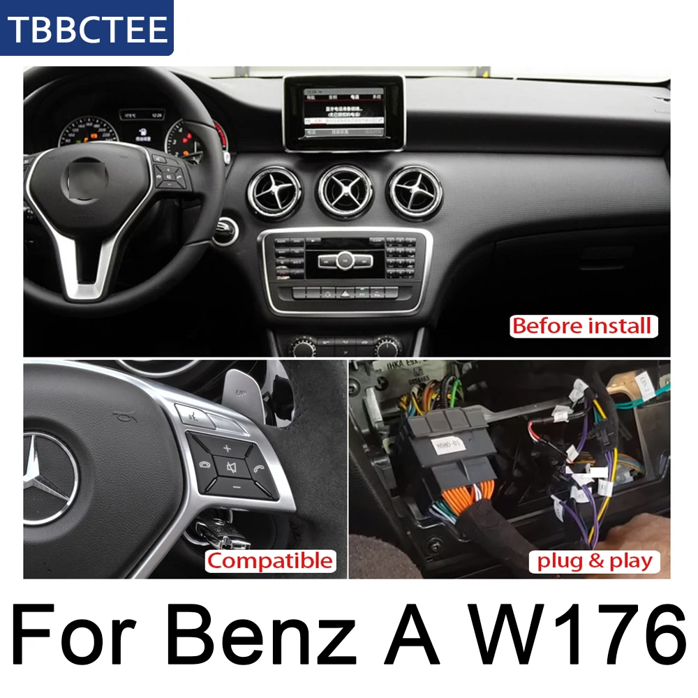 Автомобильный мультимедийный плеер для Mercedes Benz A Class W176 2013 2014 NTG Android WiFi GPS