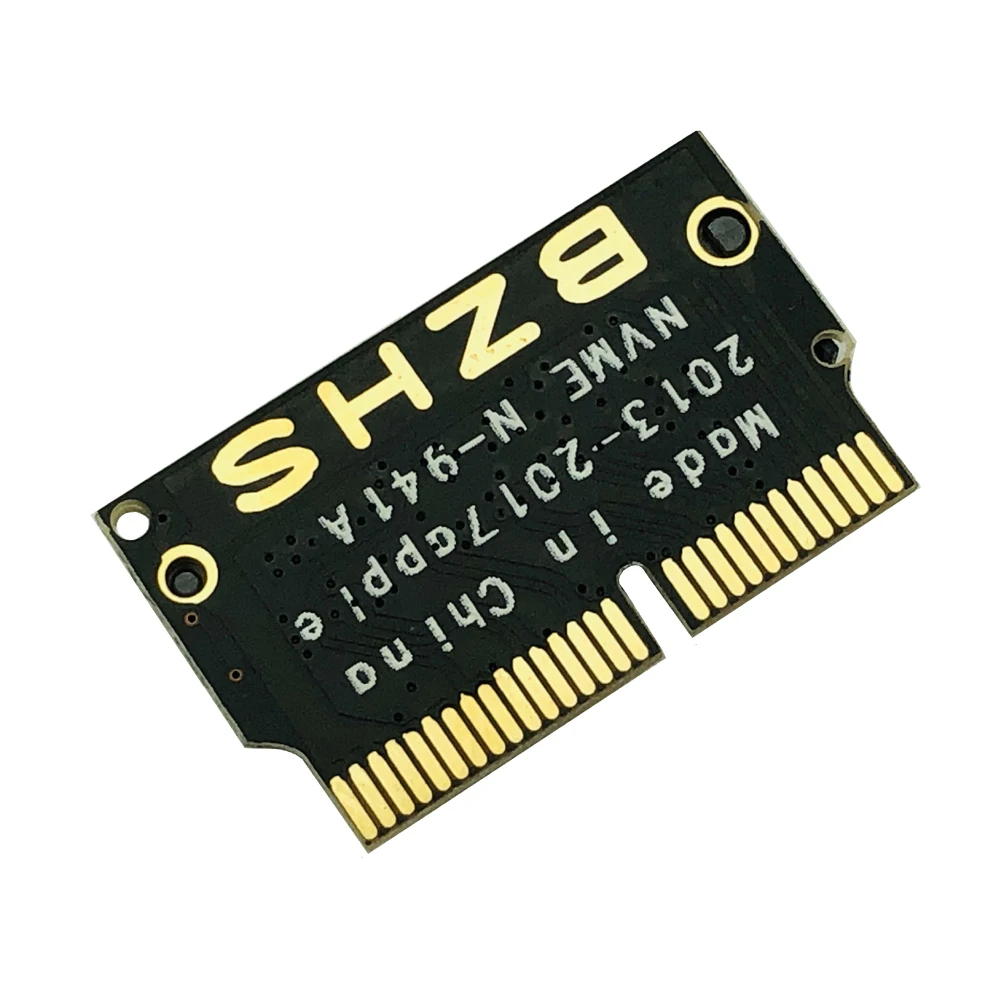 50 шт. для Macbook Air SSD M2 адаптер NVMe PCIE 2013 2014 2015 до M.2 NGFF карта Pro A1398 A1502 A1466|Адаптеры карт
