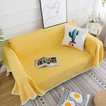 

1PC Universal Sofa Cover Modern Non-slip Sofa Covers for Living Room Corner Couch Cover 1/2/3/4 seater Four Season Sofa Placemat