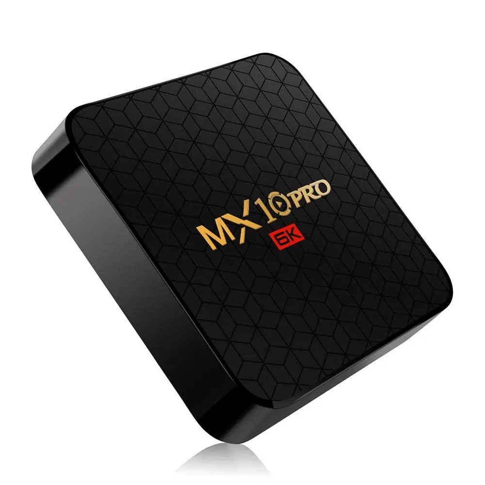 ТВ-приставка Tanix MX10 PRO Android 9,0 4 Гб ОЗУ 64 Гб Wifi Allwinner H6 четырехъядерный USB 3,0 6K Google плеер Youtube телеприставка