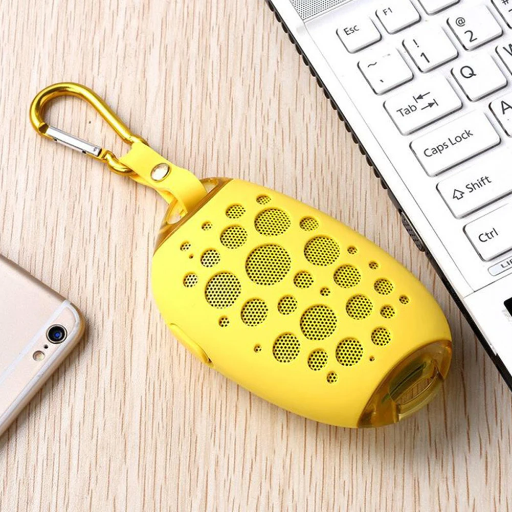 Стерео громкий динамик музыкальный крючок Bluetooth динамик водонепроницаемый сабвуфер Аудио Открытый мини домашний беспроводной громкой связи вызов портативный - Цвет: Цвет: желтый