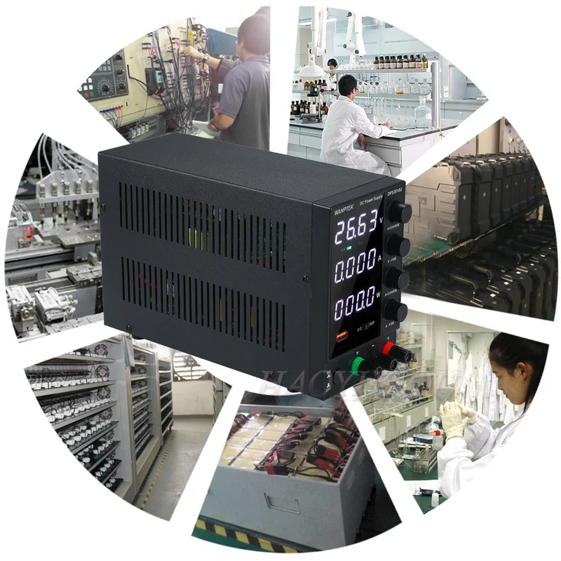 Блок питания WANPTEK DPS3010U 0 30 в 10 А 300 Вт с 4 цифрами Регулируемый мини переменного тока