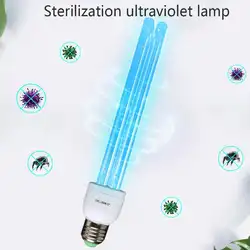 E27 ультрафиолетовая дезинфекционная лампа 20 Вт 220 В кварцевая дезинфекционная лампа озона Стерилизация клещей Лампы Бактерицидные лампы