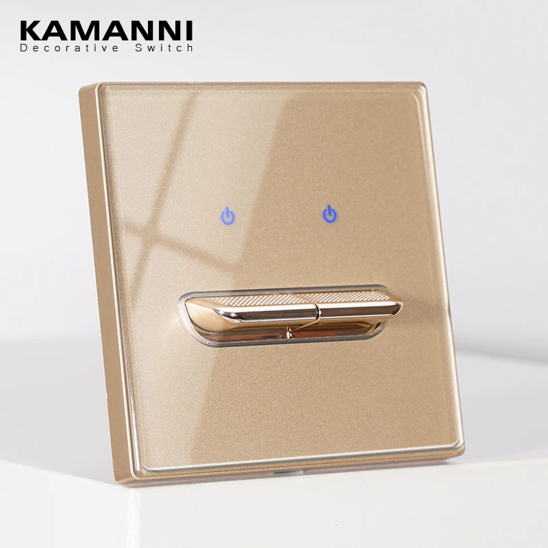 KAMANNI роскошный светильник переключатель общий стандарт кристалл закаленное