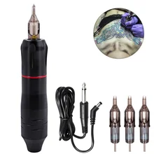 Biomaser мощная татуировочная ручка роторная татуировочная машинка черная точность RCA моторная татуировочная машина татуировщик боди-арт