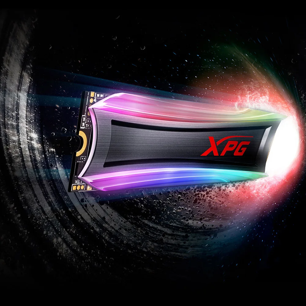 Внутренний SSD ADATA XPG S40G 256 ГБ 512 1 ТБ RGB 3D NAND PCIe Gen3x4 NVMe 3 M.2 2280|Внутренние твердотельные
