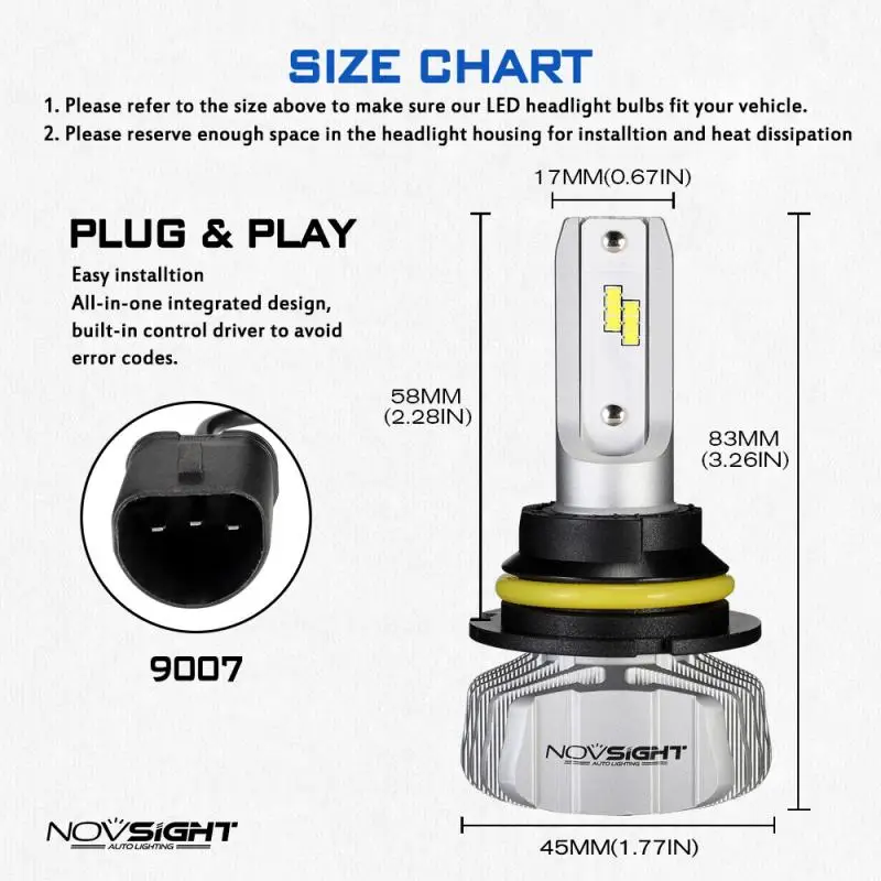 6500K H13 9007 H1 H3 9005 9006 H11 светодиодный H4 светодиодный H7 светодиодный фар Conversion Kit лампы 50 Вт 10000LM 2 шт