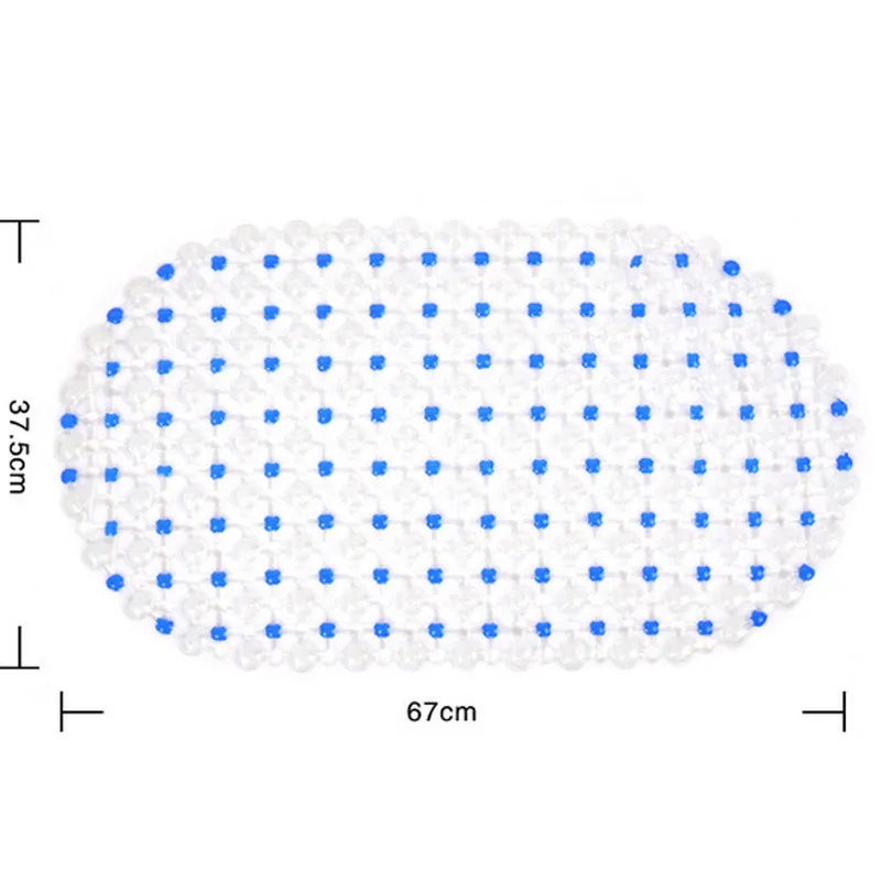 37*67 см нескользящий коврик для ванной комнаты безопасный коврик для ванной комнаты пластиковый красочный точечный Массажный коврик из бисера коврик для ванной комнаты коврик для ванной