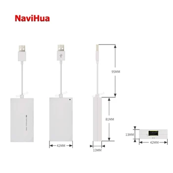 

Navihua USB CarPlay Dongle Android Auto with Touch Screen Control for Android car Android Multimedia Player