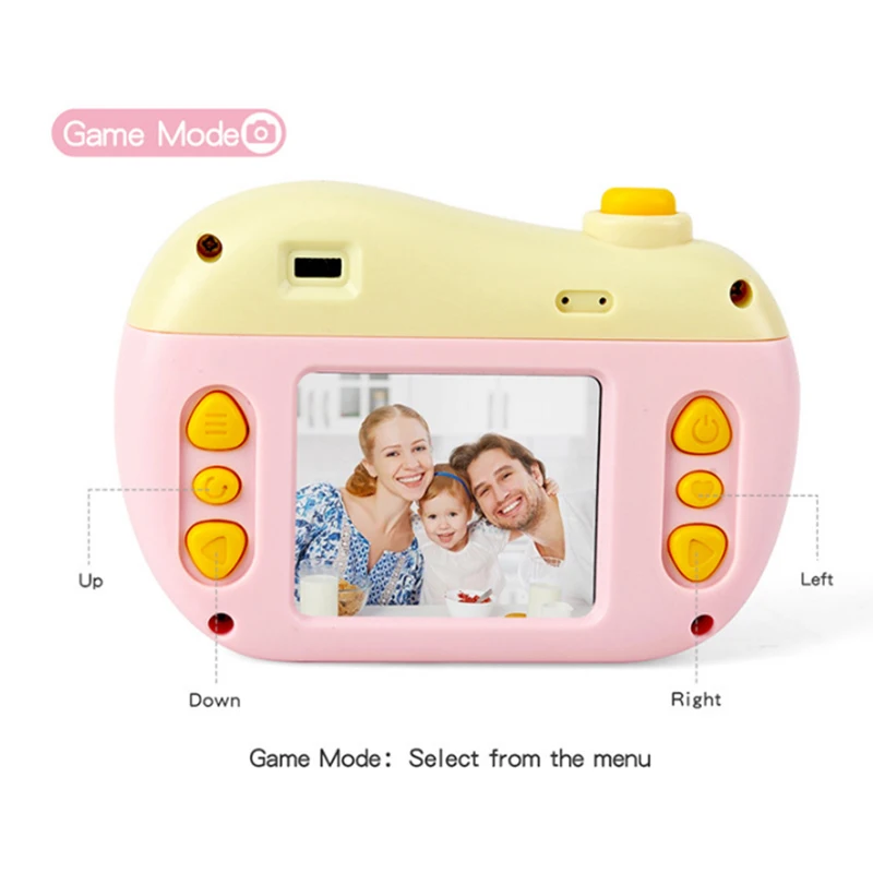 Новая детская мини-камера детские развивающие игрушки для детей детские подарки на день рождения Подарочная цифровая камера 3,7 в 400 мАч