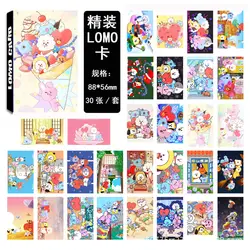Bangtan Sonyeondan Boys Group 17 LOMO открытка-коробка набор милый Q Edition Новая фотография Tian Jiuguo наклейки и плакаты)