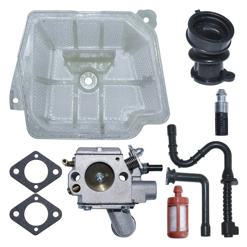 

C3R-S236 Carburetor Carb Gasket Kit for Stihl MS361 MS 361 Chainsaw Replace 1135 120 0601 with Air Fuel Oil Filter Line Intake M