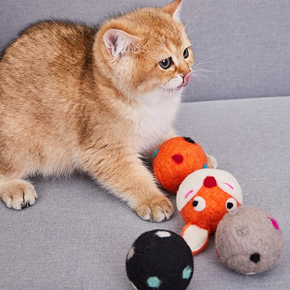 Interactive Funny Cat Plush Toy Pet Kitten Chewing Toy Teeth Grinding Catnip Toys Claws Bite Resistance Cute Cat Mint Plush Toy