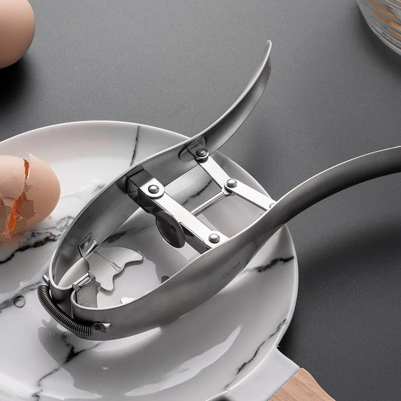 

Raw Boiled Eggs Topper Opener Durable Sliver Stainless Steel Practical Scissor for Kitchen Baking Cooking Accessories Hot Sale