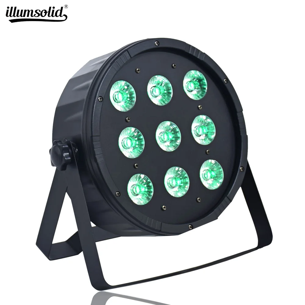 Светодиодный светильник 9x12 Вт RGBW 4 в 1 Цвет DMX512 для атмосферы диско диджеев