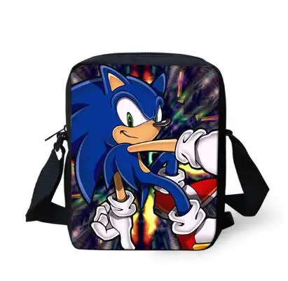 photo color Мода 3 шт./компл. рюкзак Горячая игры Sonic зубная щётка 4 с рисунком ежа школьные рюкзаки для студентов с рисованным аниме для подростков книга-в комплекте с набором подходящих сумок - Цвет: photo color