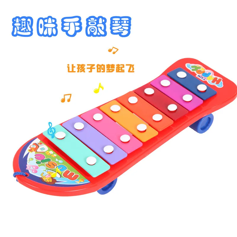 Детская игрушка для игры на пианино, Детская музыкальная шкатулка, детская музыкальная обучающая От 1 до 3 лет, скейтборд qiao qin che