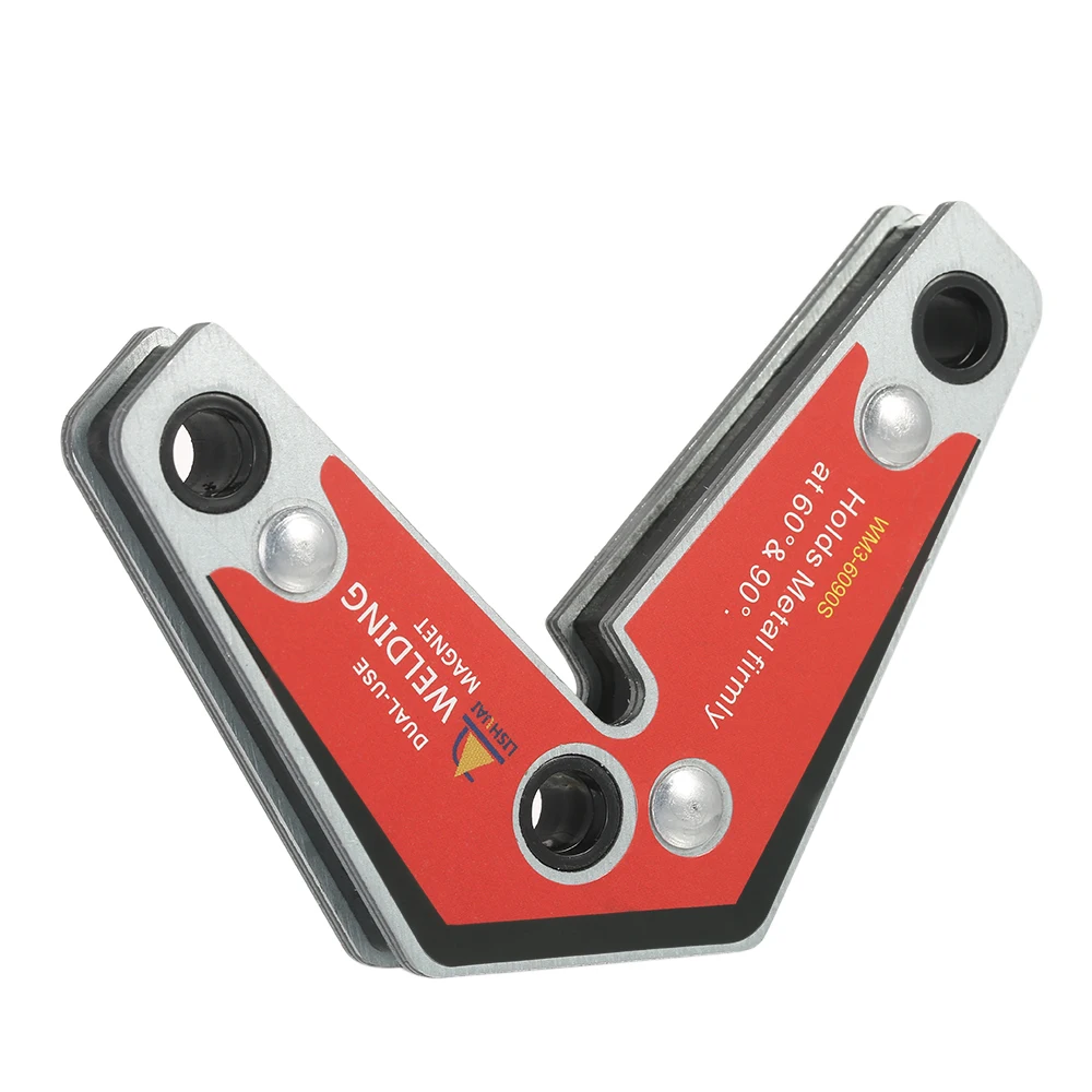 

Hot New 2pcs Strong Welding Corner Dual-use Strong Neodymium Welding Corner Magnet Magnetic Holder 60/90 angle