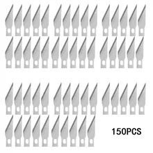 Lames de rechange kni fe en acier pour bricolage, 200 pièces, pour bricolage, travail d'art, découpe pour x acto exact