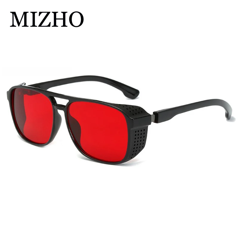 Черные солнцезащитные очки MIZHO с эффектом Минус отражение унисекс Тони звезда