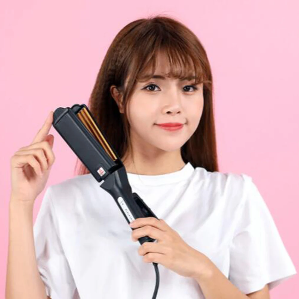 

Popcorn Curling Irons Fast Warm-up Thermal Performance Professional Tourmaline Ceramic Heating Plate Hair Straightener