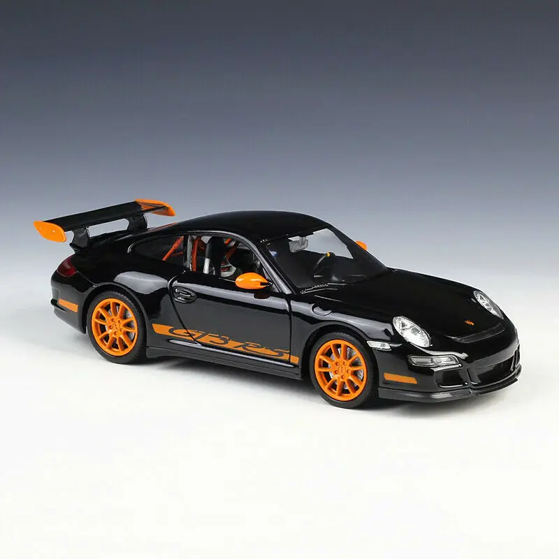 Welly 1:24 Porsche 911 GT3 RS 997 литья под давлением Модель гоночного автомобиля Новый в