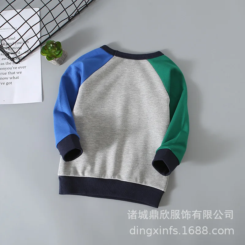 Children's long sweater coat autumn Korean children's loose sweater two piece baby long sleeve top