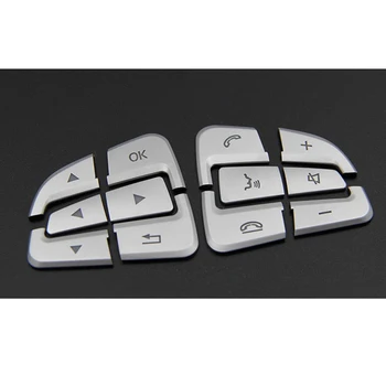 

Inner Button Cover Trim For Mercedes-Benz GLE W166/Coupe C292 2015-2017 Parts Silver Car Replacement
