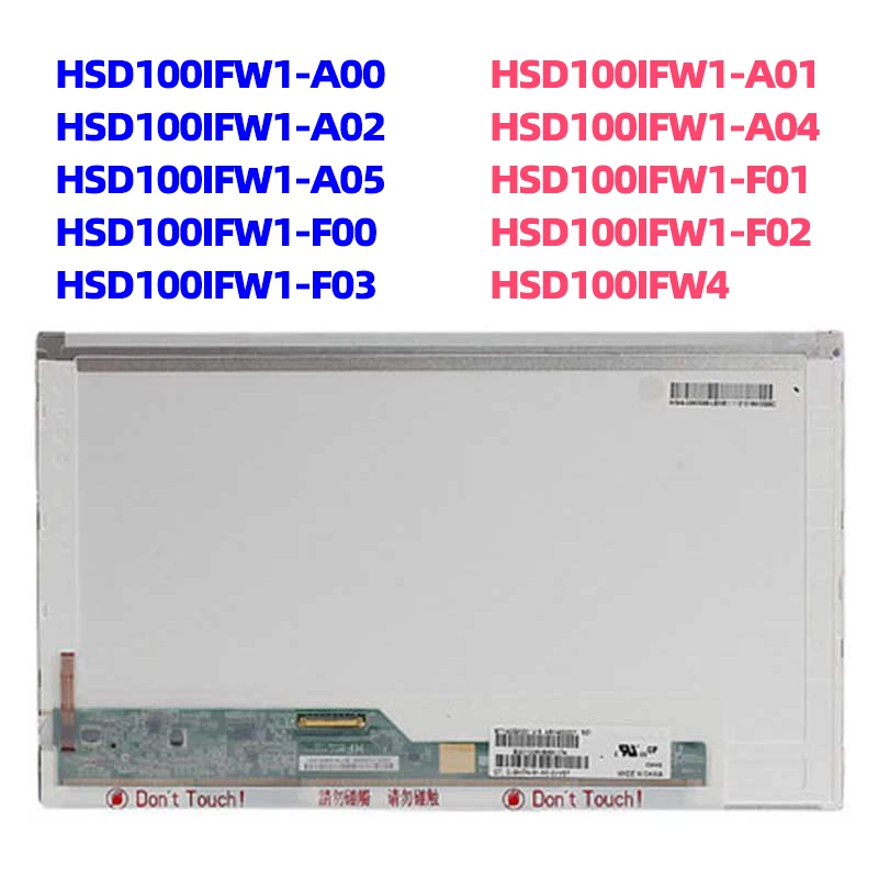HSD100IFW1 A00 A01 A02 A04 A05 F01 F00 F02 F03 HSD100IFW4 10-дюймовый светодиодный ЖК-экран для ASUS EEE PC 1000 1001HA