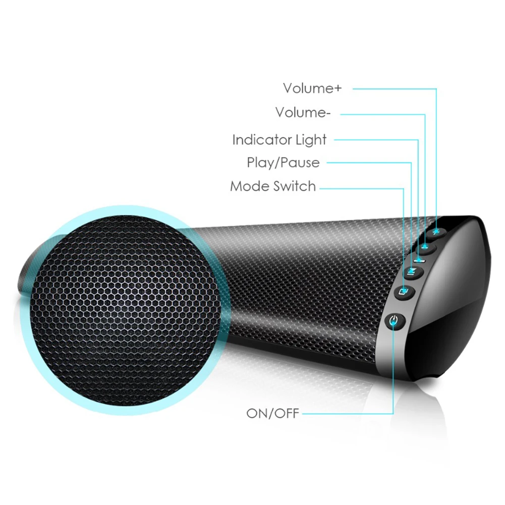 

Remote Control USB Deep Bass Audio 3D Surround Bluetooth Speaker Wall Mounted Home Theater HIFI Wireless Stereo FM Radio Sound