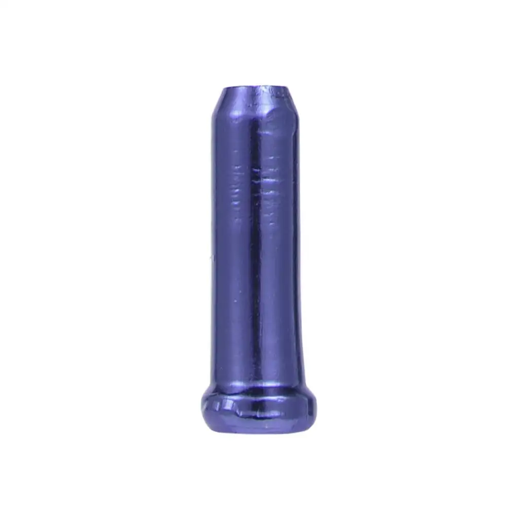 50 шт. алюминиевый велосипедный тормоз переключатель внутренний кабель наконечники провода конец колпачок Обжимает велосипедный колпачок для провода