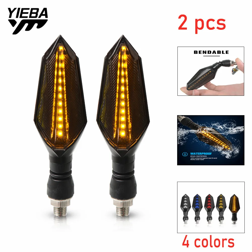 Мотоцикл сигнальные огни Led указатель поворота сигнала Предупреждение лампа для