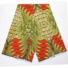 Нигерийская 40*40 Пряжа Швейные материалы Анкара ткань Новая африканская настоящая восковая печать высокое качество Ява восковая ткань 6 ярдов/Лот