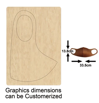 

Masks cutting dies 2020 die cut &wooden dies Suitable for common die cutting machines on the market