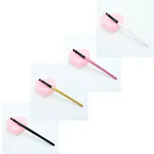  Eyeshadow Supplies Bevel Easy To Use Professional Tools Small Angled Man-made Fiber Eye Shadow Brush Multicolor 