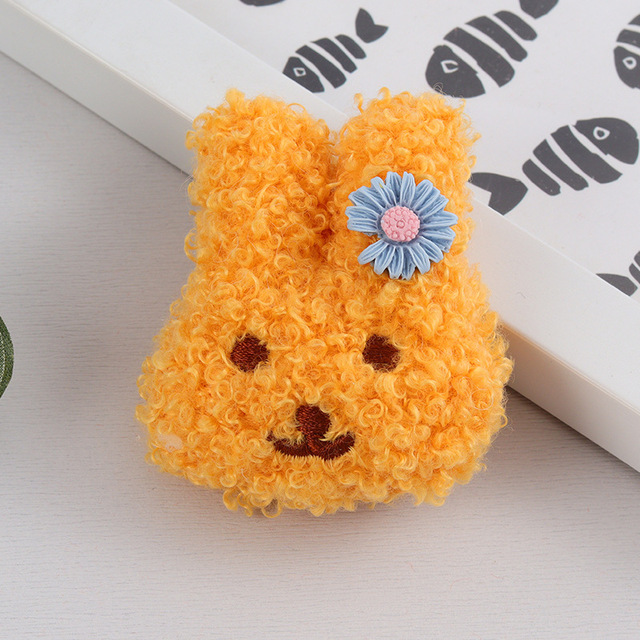 Cartoon Plush Bear Brooch For Girl Clothes Badge Pins Backpacks Pendant Decoration Accessories