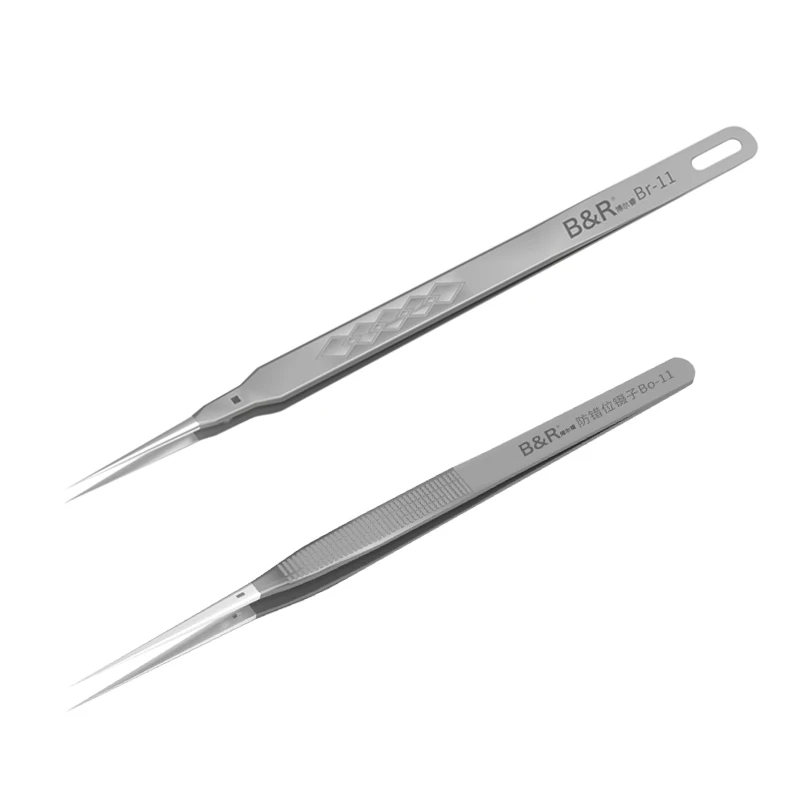 B&R High Precision Tweezers for Jump Wire Repairing Anti