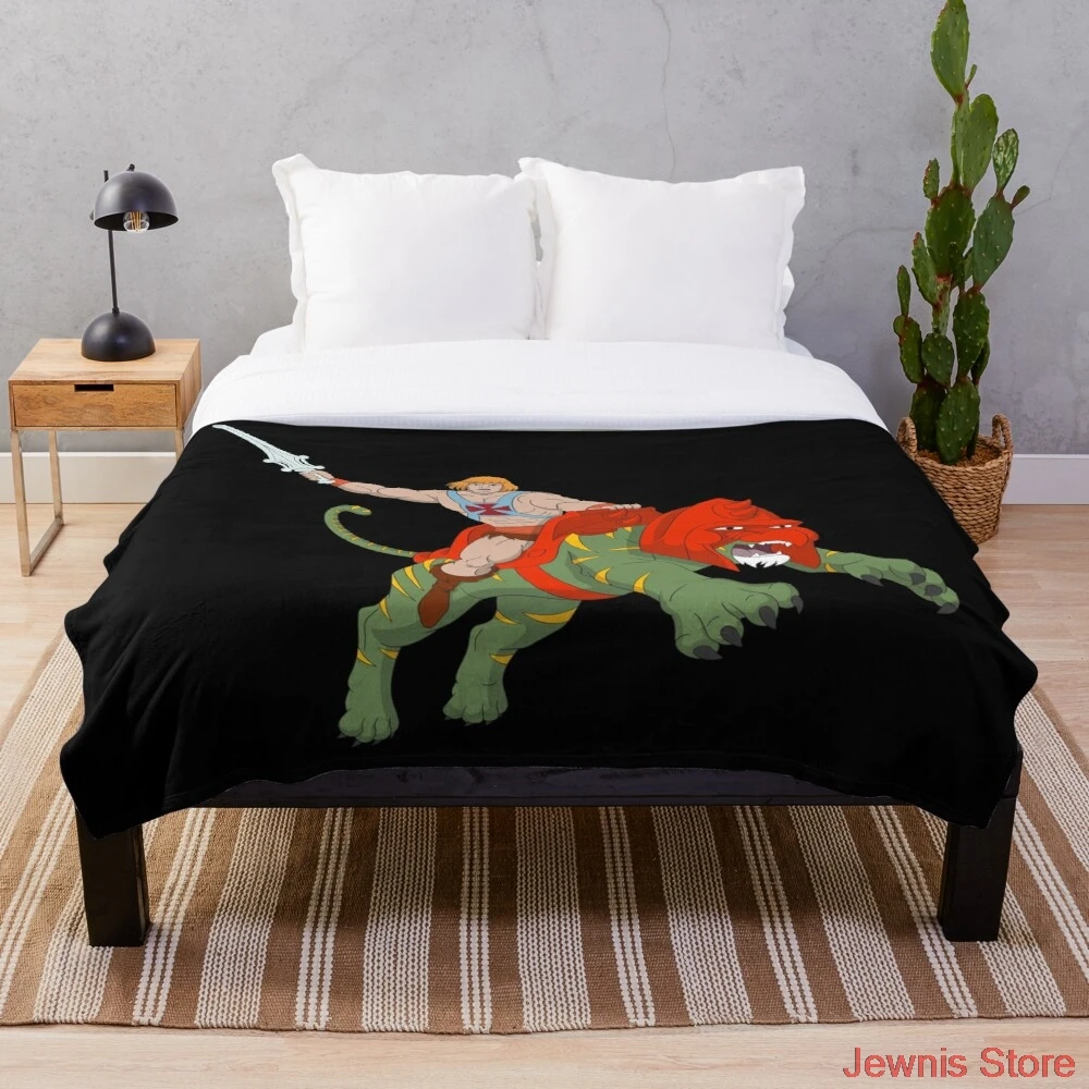 Мягкое удобное легкое покрывало Eternia из микрофлиса для дивана всесезонное теплое