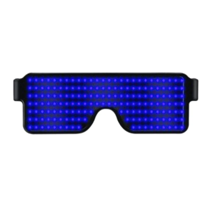 1 шт. светодиодный Очки мерцающий свет Солнцезащитные очки для ночного клуба вечерние 8 моделей DTT88
