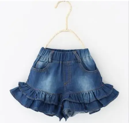 Джинсовая юбка с оборками заклепками на лето|skirt girl|skirt childrenskirt baby girl |