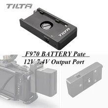 Tilta F970 لوح بطارية 12 فولت 7.4 فولت مخرج ميناء مع 1/4 20 تصاعد ثقوب ل Tiltaing قفص BMPCC 4K 6K كاميرا تلاعب