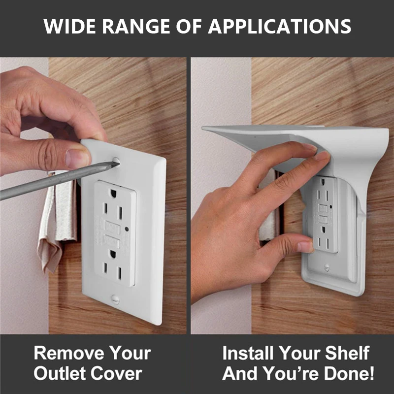 Wall Electrical Socket Mobile Phone Bracket Support Power Outlets Stand Only Bracket electrical power socket electrical sockets