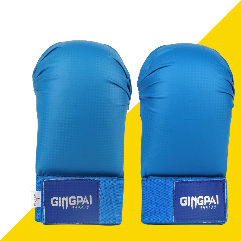 

GINGPAI Men and Women Karate Gloves MMA Fighting Boxing Punching Gloves One-piece Fighting Sandbag Training Gloves Red Blue