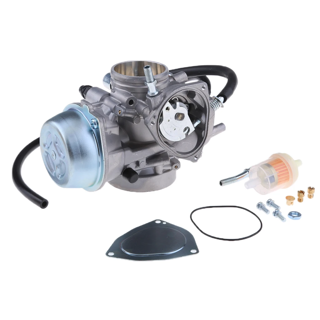 Heavy Duty Iron Carburetor Carb with Gas Oil Filter Kit for CF500/CF188