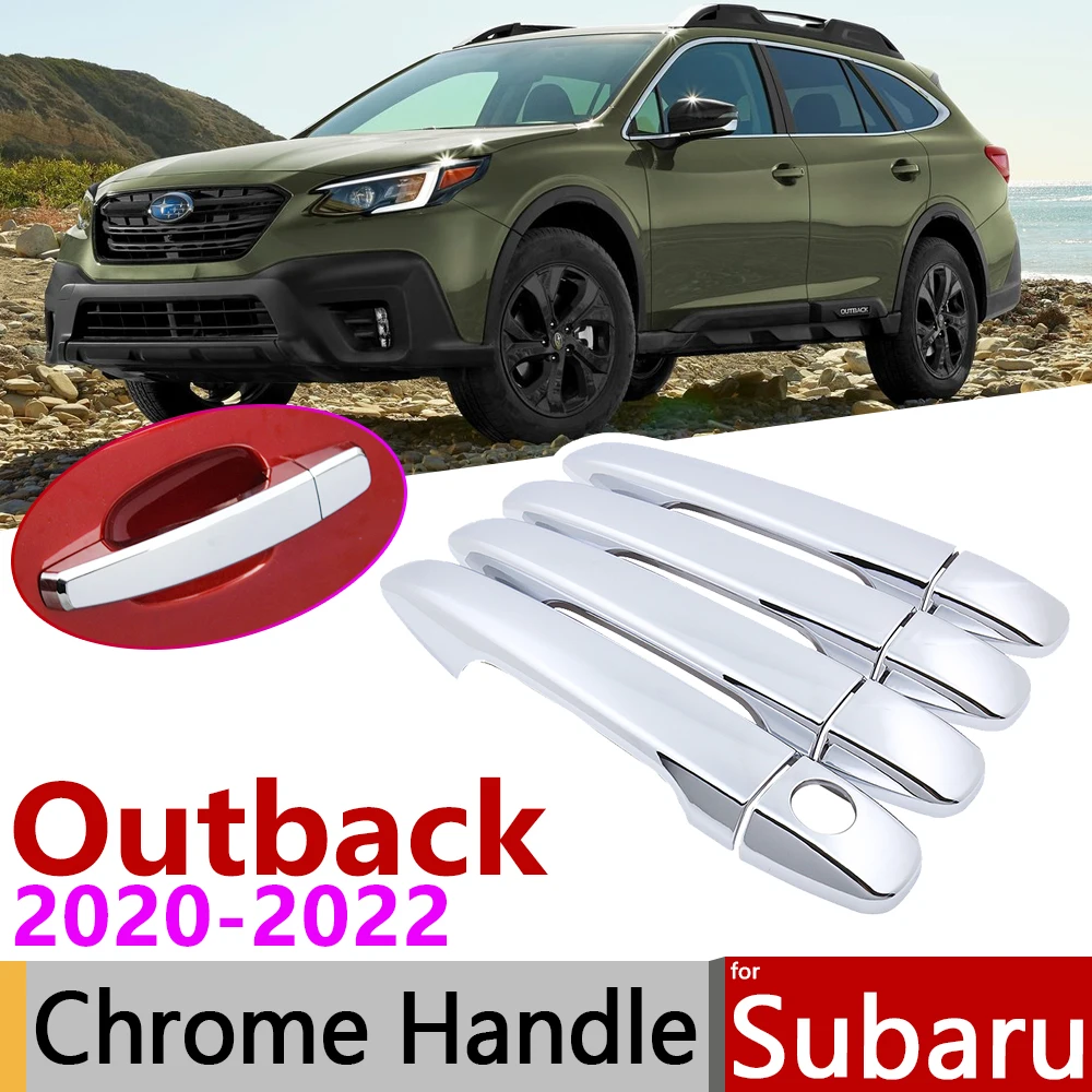 Роскошная хромированная накладка на дверную ручку для Subaru Outback MK6 2020 ~ 2022